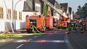 Feuer 3 Dachstuhlbrand Koeln Rath Heumar Gut Maarhausen Eilerstr P020